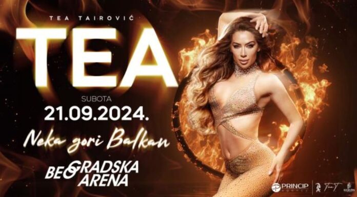 Tea Tairović prvi put u Beogradskoj areni Tea Tairović prvi put u Beogradskoj areni