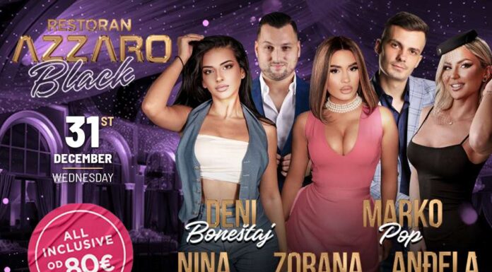 Restoran Azzaro Black Nova godina – luksuzan provod na Adi Ciganliji restoran-azzaro-black-club-docek-nove-godine-2026
