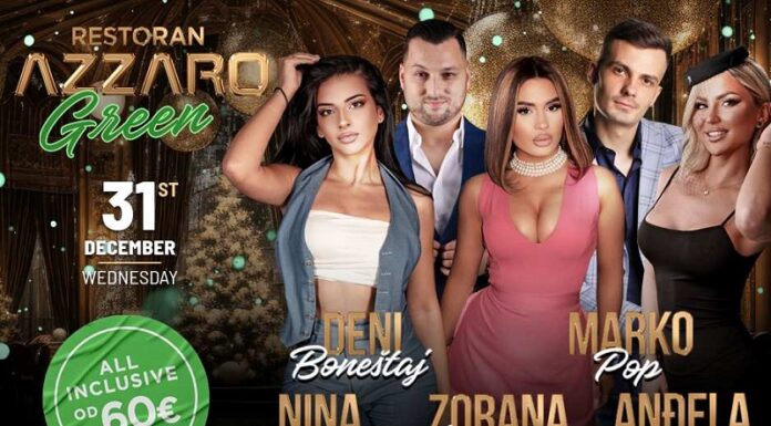 Restoran Azzaro Green doček Nove godine – restoranska proslava koja pomera granice restoran-azzaro-green-club-docek-nove-godine