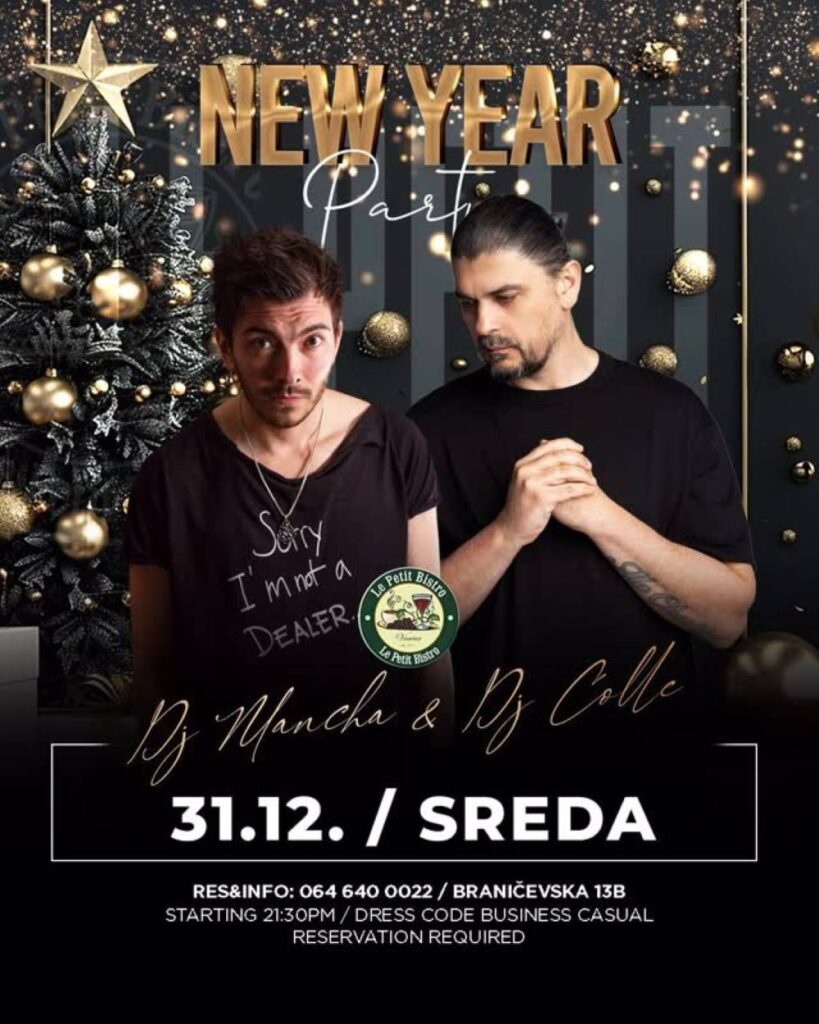 Doček Nove godine u restoranu Le Petit Bistro Vračar