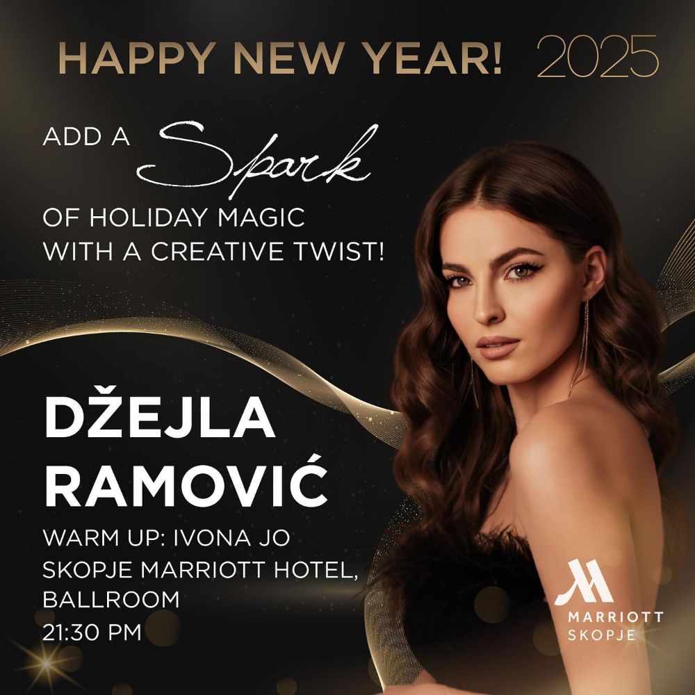 Džejla Ramović doček Nove godine 2025