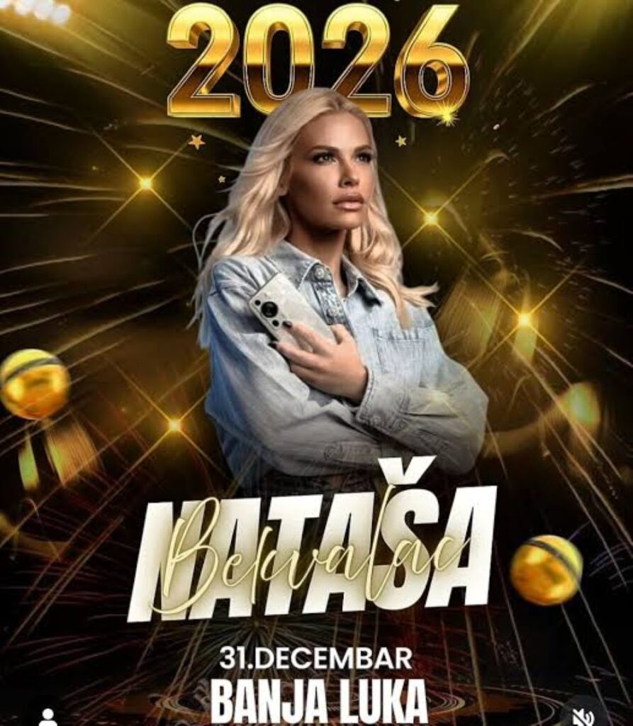 Nataša Bekvalac doček Nove godine 