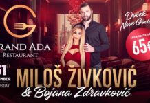Grand Ada doček Nove godine 2027 – Cena ulaznica, muzika i rezervacije