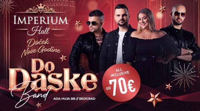 Imperium Hall doček Nove godine 2027 – Prijatna atmosfera, svečana večera i muzika za sve generacije