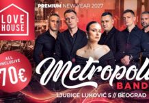 Love House doček Nove godine 2027 – spremi ekipu za najjači provod!