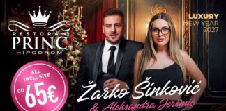 Restoran Princ doček Nove godine 2027 – svečana atmosfera, vrhunska muzika i uživanje bez kompromisa